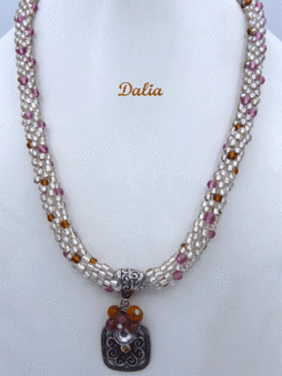 Collier de perles Dalia