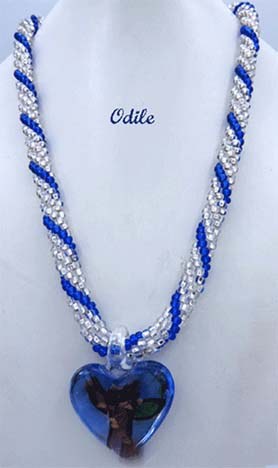 Collier de perles Odile